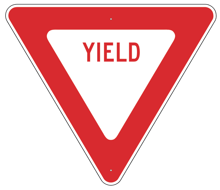 30 Yield Sign Reidler Railroad Graphics